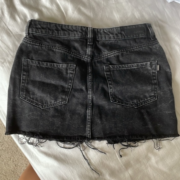 Garage Denim Mini Skirt - Picture 2 of 4
